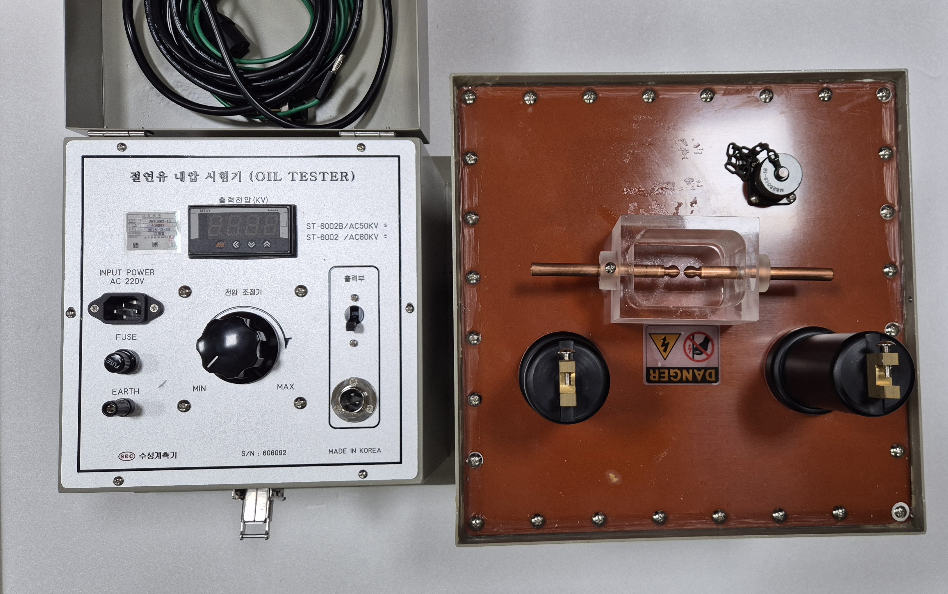 절연유 내압 시험기
